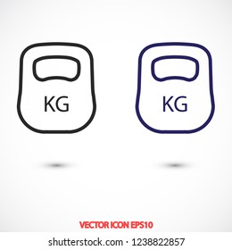 weight  vector icon 10 eps