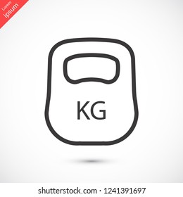 weight  vector icon 10 eps