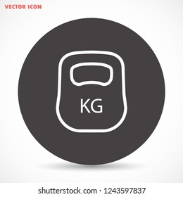 weight  vector icon 10 eps