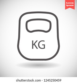 weight  vector icon 10 eps