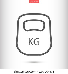 weight  vector icon 10 eps