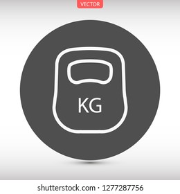 weight  vector icon 10 eps