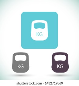 weight  vector icon 10 eps , Lorem ipsum Flat design