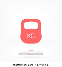 weight  vector icon 10 eps , Lorem ipsum Flat design