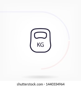 weight  vector icon 10 eps