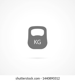 weight  vector icon 10 eps , Lorem ipsum Flat design