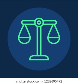 Weight vector icon