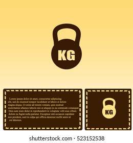 Weight vector icon