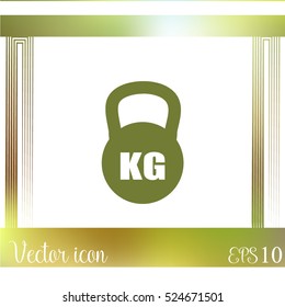 Weight vector icon
