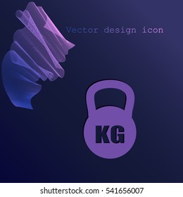 Weight vector icon