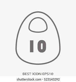 A weight vector icon, eps10