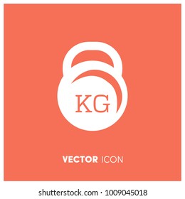 Weight Vector Icon Illustration