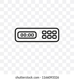 Weight vector icon isolated on transparent background, Weight logo concept