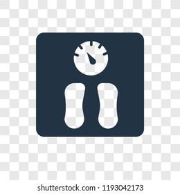 Weight vector icon isolated on transparent background, Weight transparency logo concept