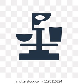 Weight vector icon isolated on transparent background, Weight transparency concept can be used web and mobile