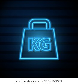 # Weight vector icon. Mass symbol for your design