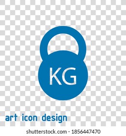 weight vector icon on an abstract background
