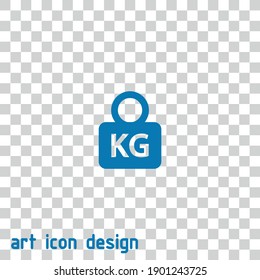 icono del vector de peso en un fondo abstracto