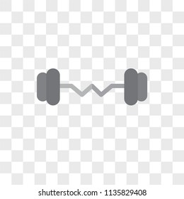 Weight vector icon on transparent background, Weight icon