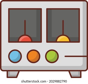 ilustración del vector de peso en un fondo transparente. Símbolos de calidad premium. Icono de color plano de línea vectorial para el concepto y el diseño gráfico.