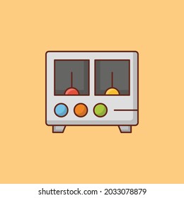 ilustración del vector de peso en un fondo transparente. Símbolos de calidad premium. Icono de color plano de línea vectorial para el concepto y el diseño gráfico.