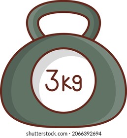 ilustración del vector de peso en un fondo transparente. Símbolos de calidad superior.Icono de color plano de línea vectorial para el concepto y el diseño gráfico.