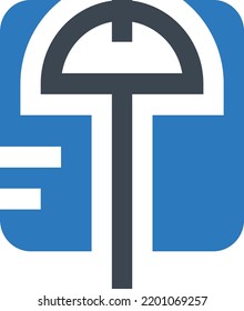 Grosor Ilustración vectorial en un fondo transparente.Símbolos de calidad premium.Icono vector glifos para el concepto y diseño gráfico.