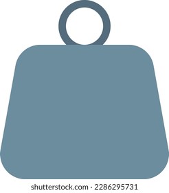weight Vector illustration on a transparent background.Premium quality symbols. Line Color vector icon for concept and graphic design.