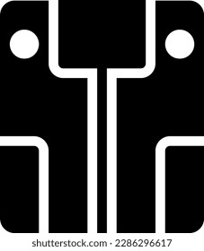 weight Vector illustration on a transparent background. Premium quality symmbols. Glyphs vector icons for concept and graphic design.