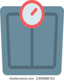 weight  Vector illustration on a transparent background. Premium quality symmbols. Line Color vector icons for concept and graphic design.
