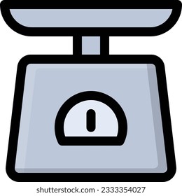 ilustración del vector de peso en un fondo transparente. Símbolos de calidad premium. Icono vectorial de trazo para el concepto y diseño gráfico.