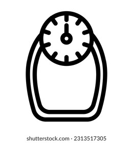 Weight Vector Thick Line Icon For Personal And Commercial Use.
