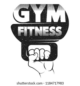 Weight in your hand for the gym and fitness