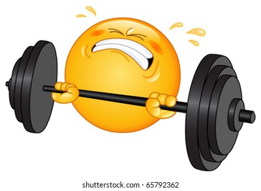 Weightlifter emoticon