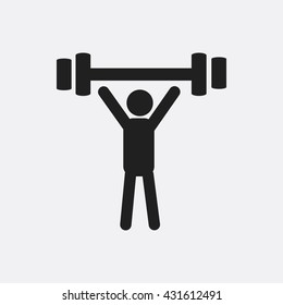 Weightlifter Icon