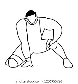  weightlifter man icon