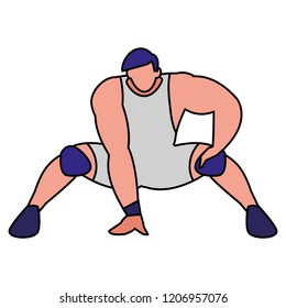  weightlifter man icon