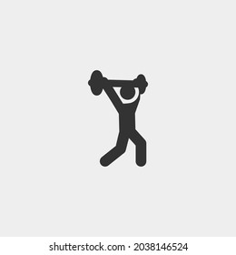 Weichtlifter Vektorsymbol-Symbol