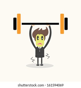 weightlifter,business man.