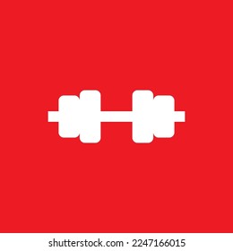 Gewichtheben von Barbell-Symbol, grafische Ressourcenvorlage, Vektorgrafik.