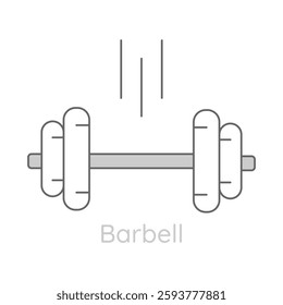 Weightlifting – Barbell Representing Gym and Strength Training