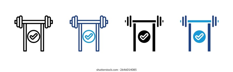 Elemento De Ícone Certificado De Levantamento De Peso Para Design