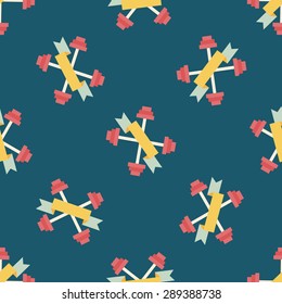 weightlifting flags flat icon,eps10 seamless pattern background