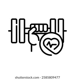 Weightlifting for heart fitness and muscle training