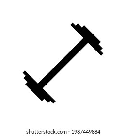 weightlifting icon symbol vector illustration