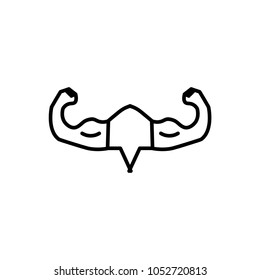 weightlifting icon vector