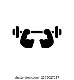 Weightlifting icon vector.weightlifter icon  isolated on white background. Vector illustration can be used for web, mobile,etc.