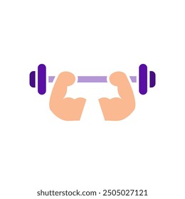 Weightlifting icon vector.weightlifter icon  isolated on white background. Vector illustration can be used for web, mobile,etc.