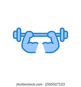 Weightlifting icon vector.weightlifter icon  isolated on white background. Vector illustration can be used for web, mobile,etc.