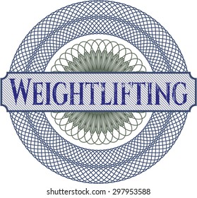 Weightlifting linear rosette